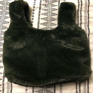 DESIGN LAB FAUX FUR BAG!